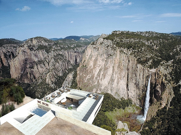 ร้านอาหารบนหน้าผา