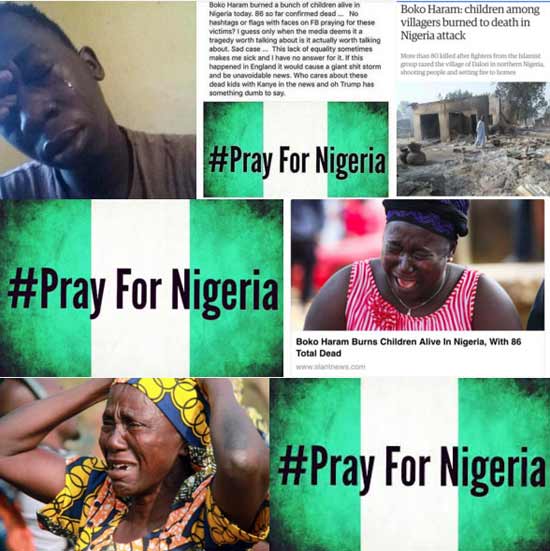 ชาวทวิตเตอร์แห่ติดแท็ก #PrayForNigeria ร้องสื่อโลกสนใจ ที่นี่ก็มีก่อการร้าย