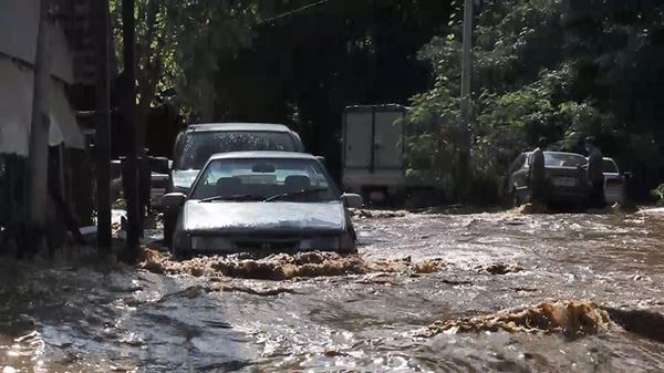  น้ำป่าทะลักท่วม อ.หางดง  