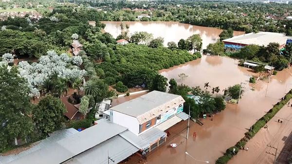  น้ำป่าทะลักท่วม อ.หางดง  