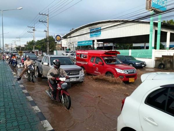  น้ำป่าทะลักท่วม อ.หางดง  