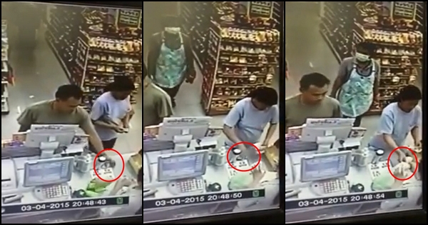 เมื่อมนุษย์ป้าเจอคนวางเงินไว้บนเคาน์เตอร์เซเว่นฯ นี่คือสิ่งที่เกิดขึ้น