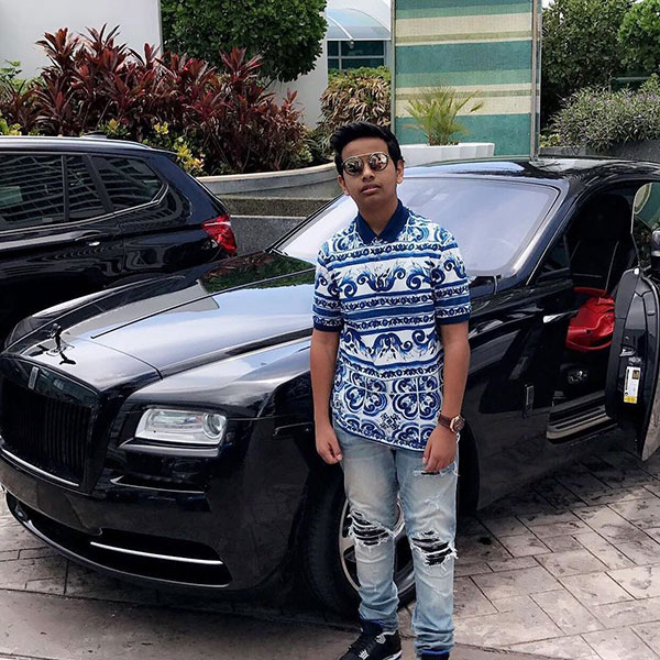 ทายาทมหาเศรษฐีดูไบ อวดโฉมเฟอร์รารี่ ลาย Louis Vuitton ทั้งคัน