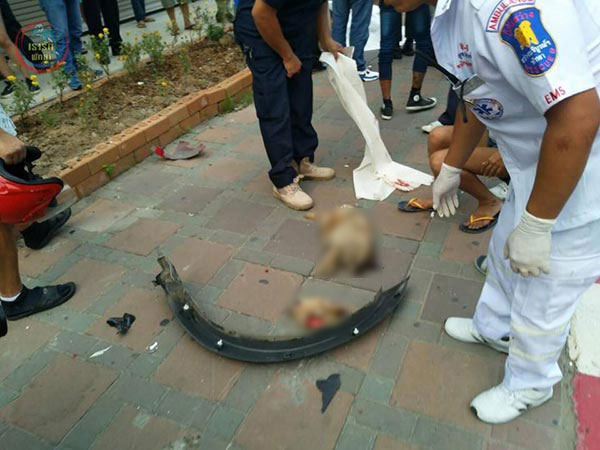 กระบะชนแล้วหนี