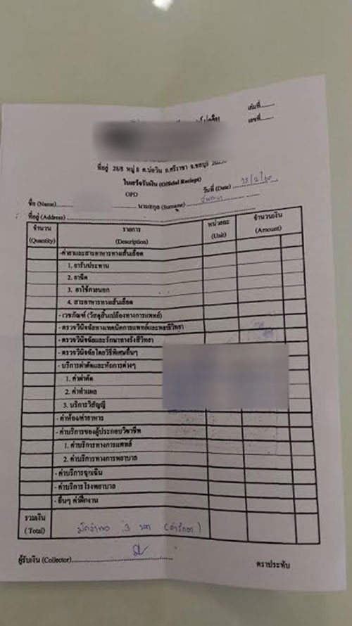 สาวโวย รพ. เอกชน แอดมิท 2 ชั่วโมง เกือบ 5 หมื่น