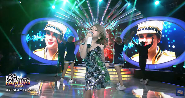 สาวน้อยโชว์เลียนแบบ เทย์เลอร์ สวิฟต์