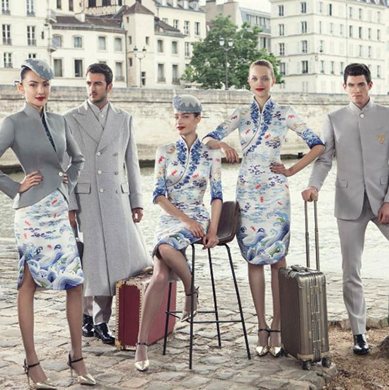 ยูนิฟอร์มใหม่ลูกเรือ Hainan Airlines