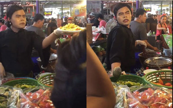 คลิปแม่ค้าส้มตำสุดฮา ลีลาจัดเต็ม