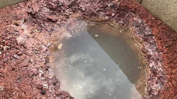 พบตาน้ำผุดกลางบ้านที่เชียงราย