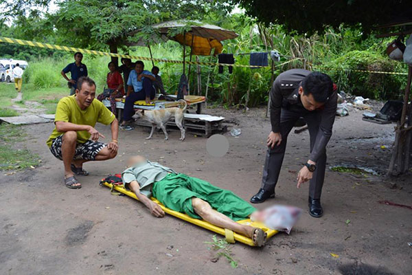 คุณตาถูกทีวีระเบิดใส่ขา