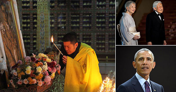 อาลัยทั่วโลก ย้อนชมปฏิกิริยาจากนานาประเทศ ต่อการสวรรคตของ ในหลวง ร.9