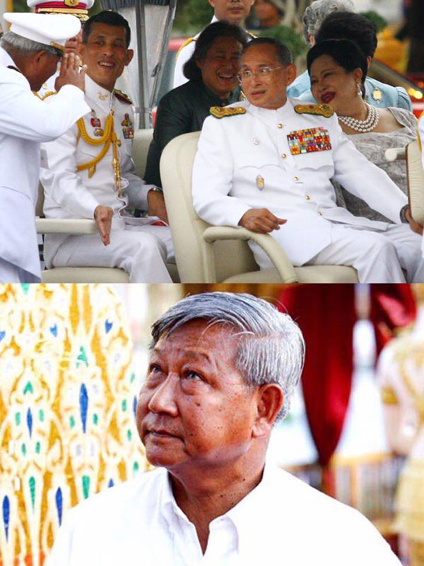 ภาพในหลวง ร.9 พระราชินี ทำไมทรงแย้มพระสรวล