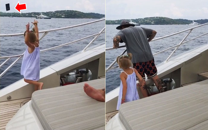 คุณพ่อติดโทรศัพท์ไม่สนใจ หนูน้อย 4 ขวบคว้ามือถือโยนทิ้งทะเล