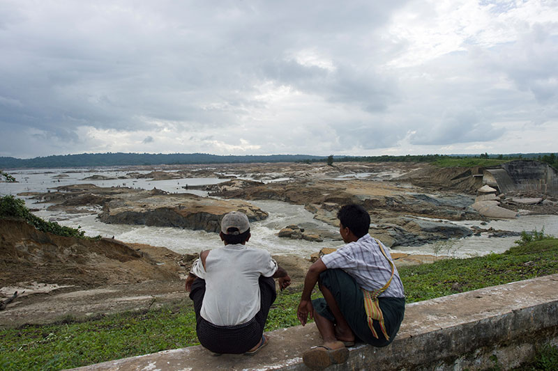 คืบเขื่อนพม่าแตก ดับ 1 ราย ท่วม 85 หมู่บ้าน