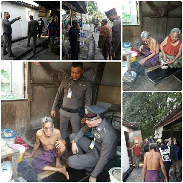 คุณตาเดินตลาดทั้งที่ตาบวมช้ำ คาดฝีมือคนในครอบครัว 