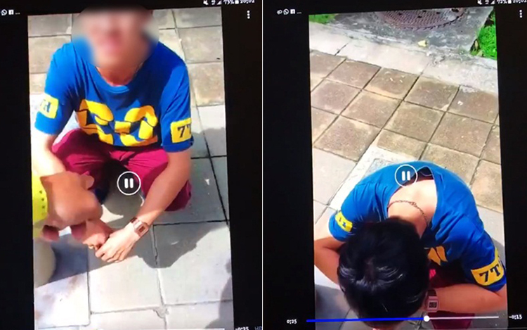 บังคับกราบเท้า