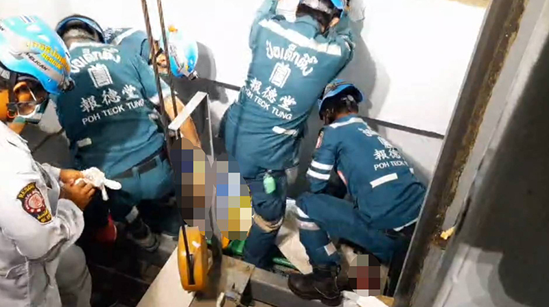 ข่าวคนตกลิฟต์