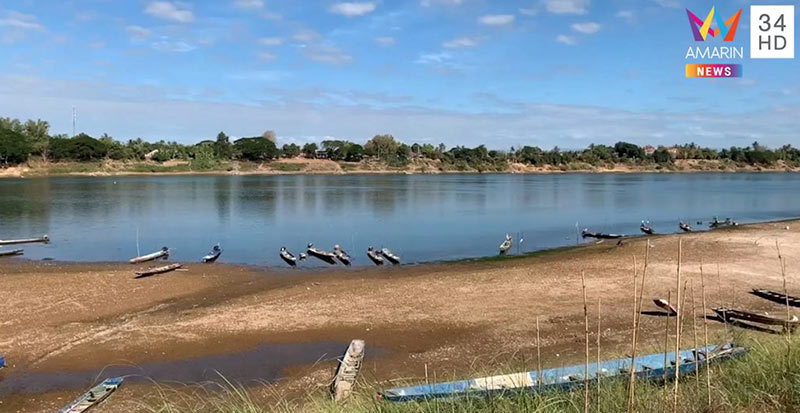 แม่น้ำโขงแล้ง