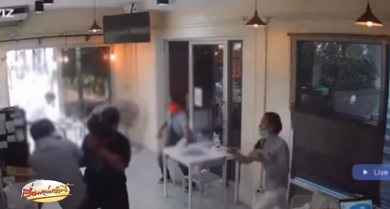 ไรเดอร์แทงเจ้าของร้านอาหาร