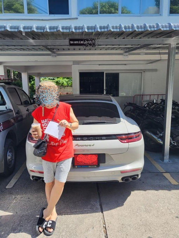 แฉเจ้าของชานมขับรถย้อนศร