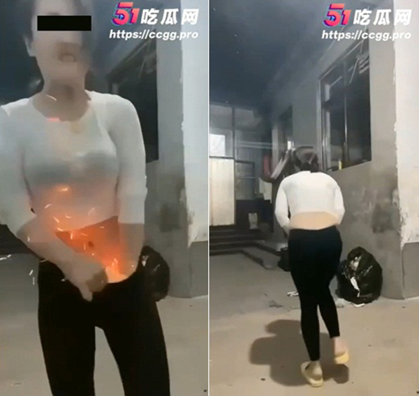 เน็ตไอดอลโชว์จุดไฟเบิร์นน้องสาว