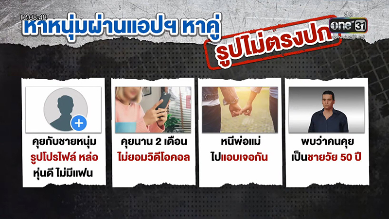 สาวเล่า นรกแอปฯ หาคู่ เจอตัวจริงเป็นคนรุ่นพ่อ