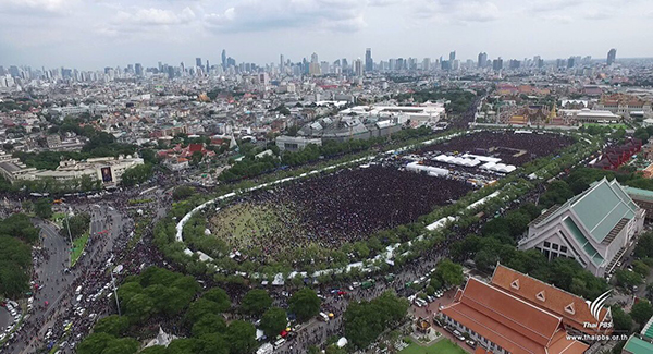 ตัวเลขพสกนิกรร่วมร้องเพลงสรรเสริญพระบารมี