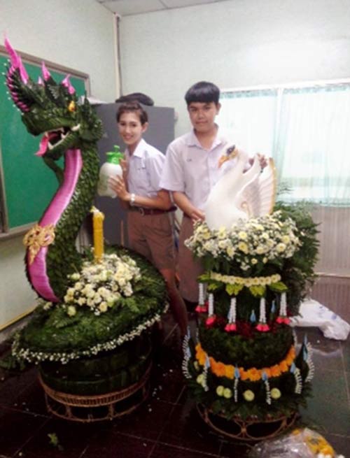 แชร์สนั่น พานไหว้ครูสุดครีเอท วันไหว้ครู 2558