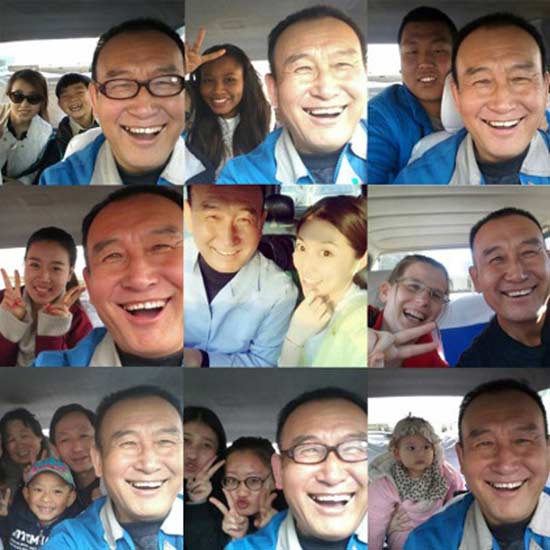 คุณลุงแท็กซี่จีนเปิดคอลเล็กชั่นเซลฟี่กับผู้โดยสาร กว่า 30,000 ภาพ
