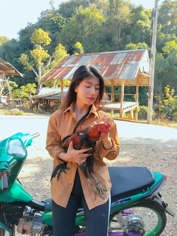 สาวอาข่าดาวTikTok