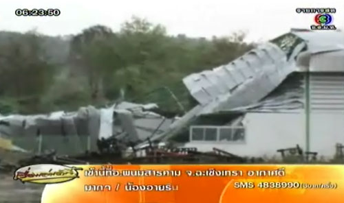 พายุลูกเห็บถล่มเมืองเลย