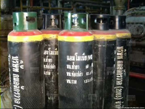 โรงงานน้ำแข็งแอมโมเนียรั่ว