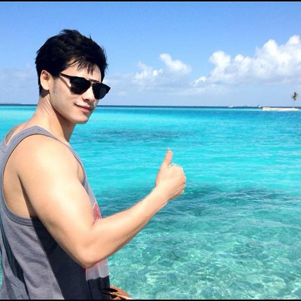 ภาพสวีท ซี-เอมี่ ควงคู่พักผ่อนชิล ๆ ที่มัลดีฟส์