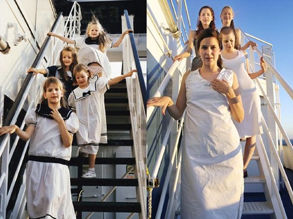 สี่พี่น้องฟินนิชถ่ายภาพมุมเดิม ย้อนวัยเด็ก