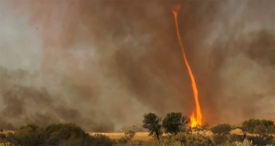  คลิปทอร์นาโดไฟในออสเตรเลีย