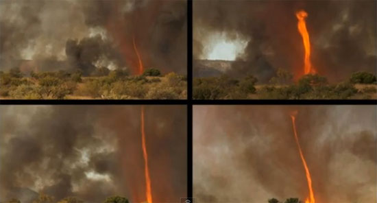  คลิปทอร์นาโดไฟในออสเตรเลีย