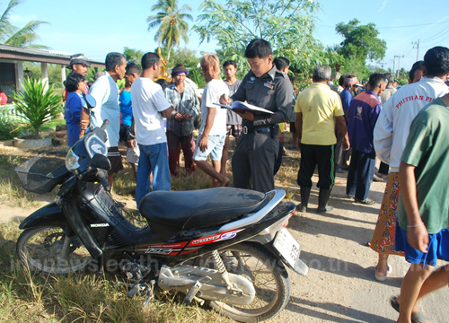 คนร้ายประกบยิงผู้ใหญ่บ้านหารเทา จ.พัทลุง ดับ