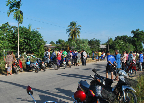 คนร้ายประกบยิงผู้ใหญ่บ้านหารเทา จ.พัทลุง ดับ