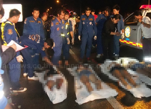 เก๋งประสานงา ราชบุรี 4 สาวดับคาที่ คาดฝนหนัก-มองไม่เห็นทาง