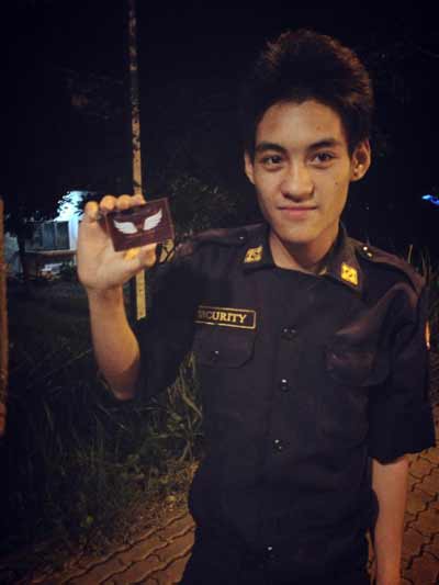 ก็อต ยามสุดหล่อ ประจำ มช.