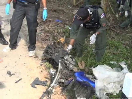 จยย. บอมบ์ ยะรัง-ปัตตานี ตชด. บาดเจ็บ 2 นาย