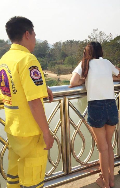 กู้ภัยฯ กล่อมสาวอกหักคิดสั้นด้วยข้อความนี้ เธอถึงเปลี่ยนใจ