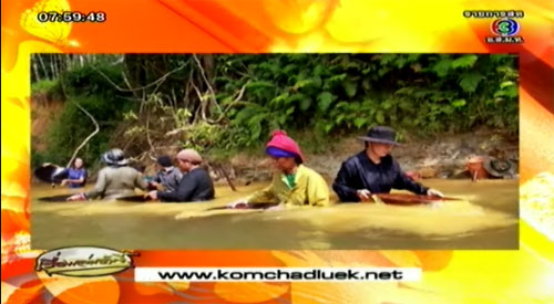 ชาวนราธิวาสขุดร่อนทอง พบทองคำบริสุทธิ์ 94%