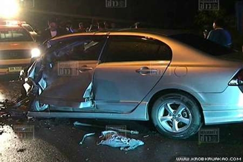 เก๋งประสานงา ราชบุรี 4 สาวดับคาที่ คาดฝนหนัก-มองไม่เห็นทาง