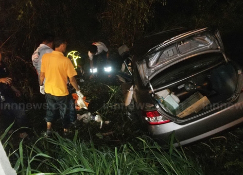 เก๋งประสานงา ราชบุรี 4 สาวดับคาที่ คาดฝนหนัก-มองไม่เห็นทาง