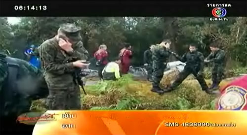 เจอแล้ว ฮ.นาวิกสหรัฐฯ ตก สภาพพังเสียหาย - บาดเจ็บ 4 ราย