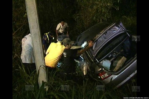 เก๋งประสานงา ราชบุรี 4 สาวดับคาที่ คาดฝนหนัก-มองไม่เห็นทาง