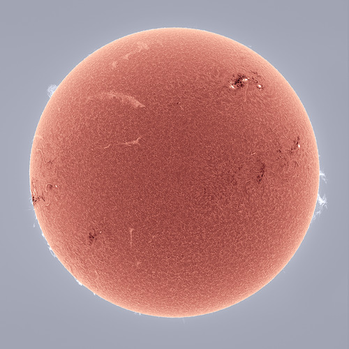 หนุ่มมะกันถ่ายภาพดวงอาทิตย์ความละเอียดสูงจากหลังบ้าน