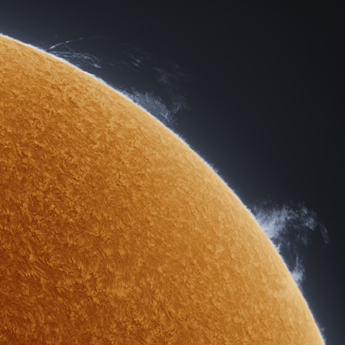 หนุ่มมะกันถ่ายภาพดวงอาทิตย์ความละเอียดสูงจากหลังบ้าน