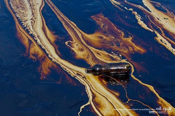 น้ำมันรั่ว เกาะเสม็ด